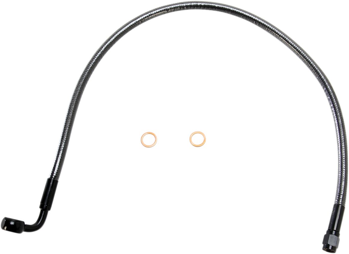 Magnum Shielding Brk Frt Lne 90/10 Mm22 Blk BRAKE LINES-HOSES-STAINLESS ST Magnum Shielding