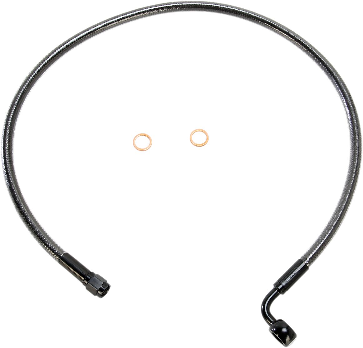 Magnum Shielding Brake Line Front Upper Abs Designer Black Pearl Brake Lines Hoses Stainless Magnum Shielding