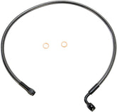 Magnum Shielding Brake Line Front Upper Abs Designer Black Pearl Brake Lines Hoses Stainless Magnum Shielding