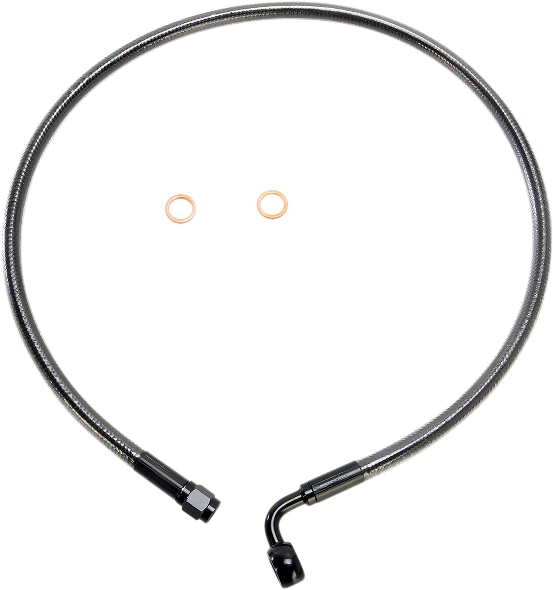 Magnum Shielding Brake Line Front Upper Abs Designer Black Pearl Brake Lines Hoses Stainless Magnum Shielding