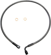 Magnum Shielding Brake Line Front Upper Abs Designer Black Pearl Brake Lines Hoses Stainless Magnum Shielding