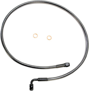 Magnum Shielding Brk Frt Lne 90/10 Mm34 Blk BRAKE LINES-HOSES-STAINLESS ST Magnum Shielding
