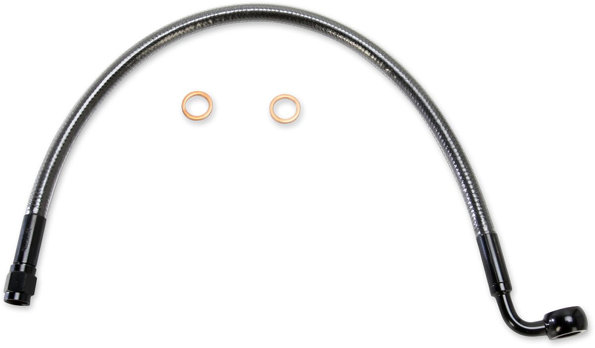 Magnum Shielding Brk Frt Lne 90/10 Mm34 Blk BRAKE LINES-HOSES-STAINLESS ST Magnum Shielding