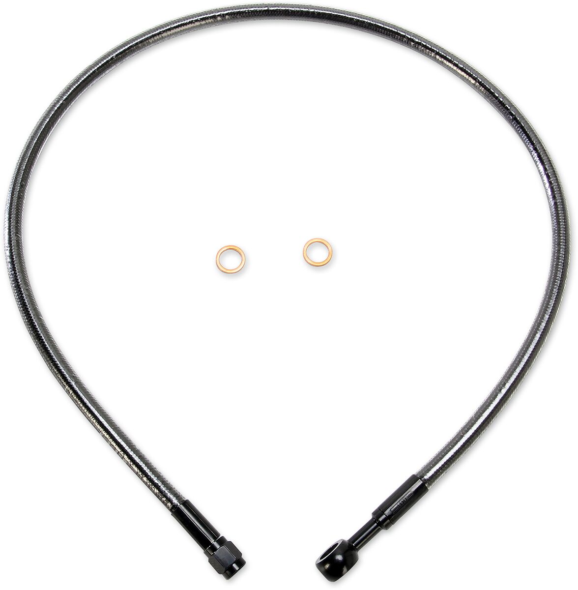 Magnum Shielding Brake Line Front Upper Abs Designer Black Pearl Brake Lines Hoses Stainless Magnum Shielding
