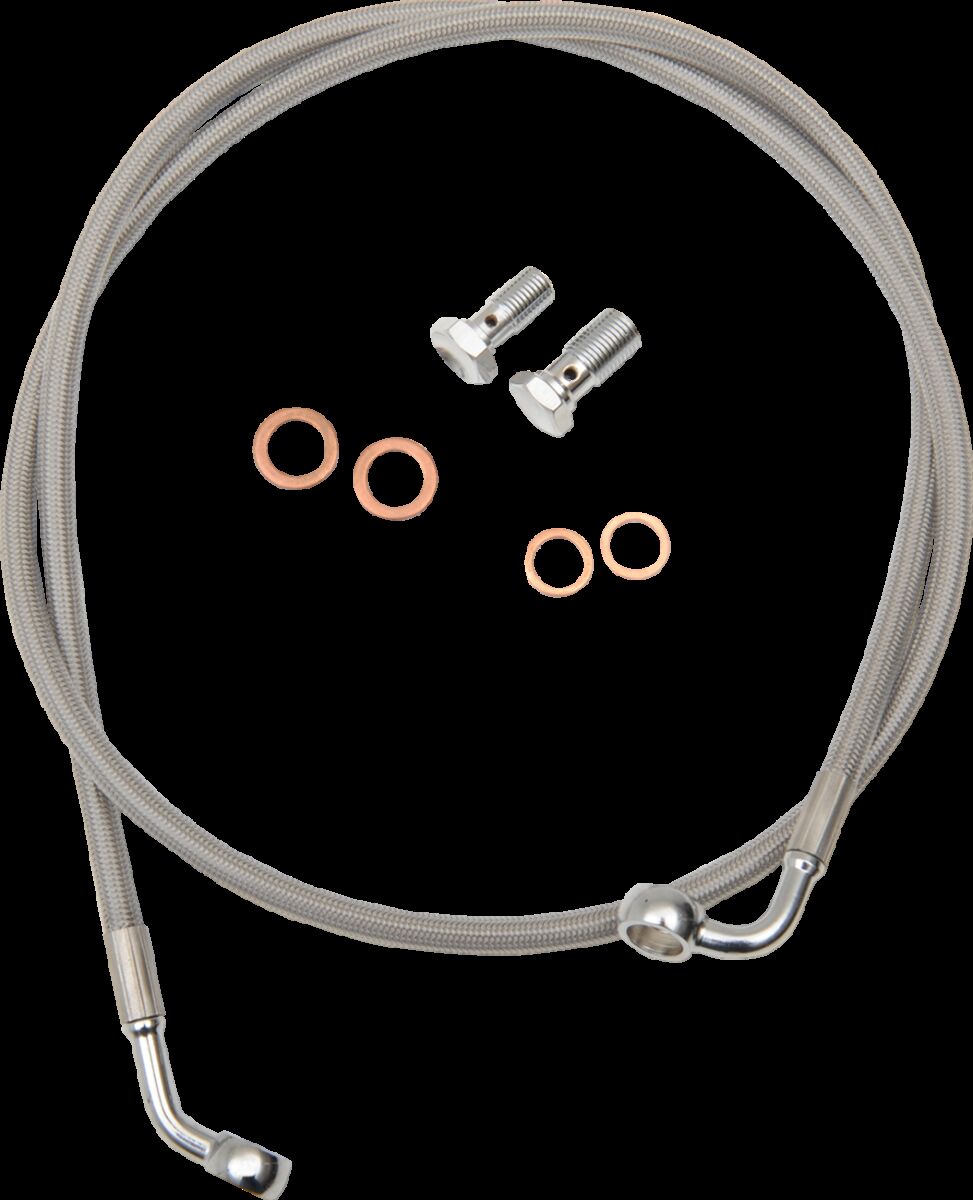 La Choppers Brkelines Ss18 20 96 10 St BRAKE LINES-HOSES-STAINLESS ST La Choppers