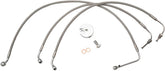 La Choppers Brake Ln15 17 14 16 Fl Ss BRAKE LINES-HOSES-STAINLESS ST La Choppers