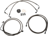 La Choppers Brkelines Mn12 14 Fl Abs BRAKE LINES-HOSES-STAINLESS ST La Choppers