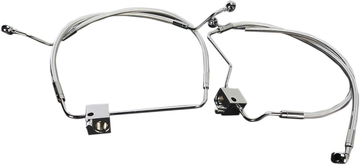 Magnum Shielding Brake Line Front Lower Dual Disc Non Abs Designer Sterling Chromite® Ii Nature Brake Lines Hoses Stainless Magnum Shielding