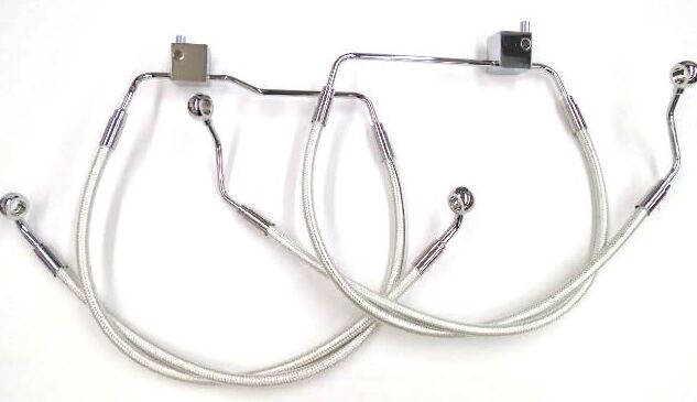 Magnum Shielding Brake Line Front Lower Dual Disc Non Abs Designer Sterling Chromite® Ii Nature Brake Lines Hoses Stainless Magnum Shielding