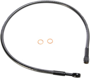 Magnum Shielding Brake Line Front Upper Abs Designer Black Pearl Brake Lines Hoses Stainless Magnum Shielding