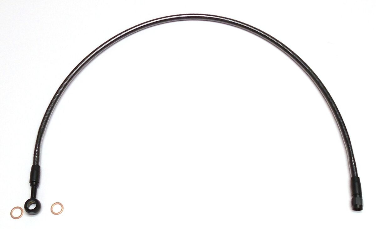 Magnum Shielding Brake Line Front Upper Abs Designer Black Pearl Brake Lines Hoses Stainless Magnum Shielding