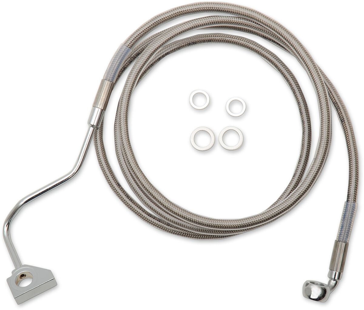 Drag Specialties Line Brake Ss 15 19 Fltr+8 BRAKE LINES-HOSES-STAINLESS ST Drag Specialties