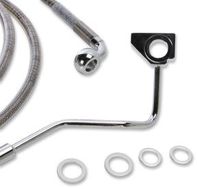 Drag Specialties Line Brake Ss 15 19 Fltr+8 BRAKE LINES-HOSES-STAINLESS ST Drag Specialties