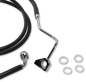Drag Specialties Line Brake Bl 15 19 Fltr+4 BRAKE LINES-HOSES-STAINLESS ST Drag Specialties
