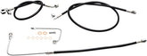 La Choppers Brklines Bk 15 17 St Abs BRAKE LINES-HOSES-STAINLESS ST La Choppers