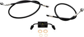 La Choppers Brklines Bk 12 14 Fxd Abs BRAKE LINES-HOSES-STAINLESS ST La Choppers