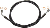 Magnum Shielding Brake Line E Z Align Xr Non Abs Black Pearl Black/Braided 40" Brake Lines Hoses Stainless Magnum Shielding