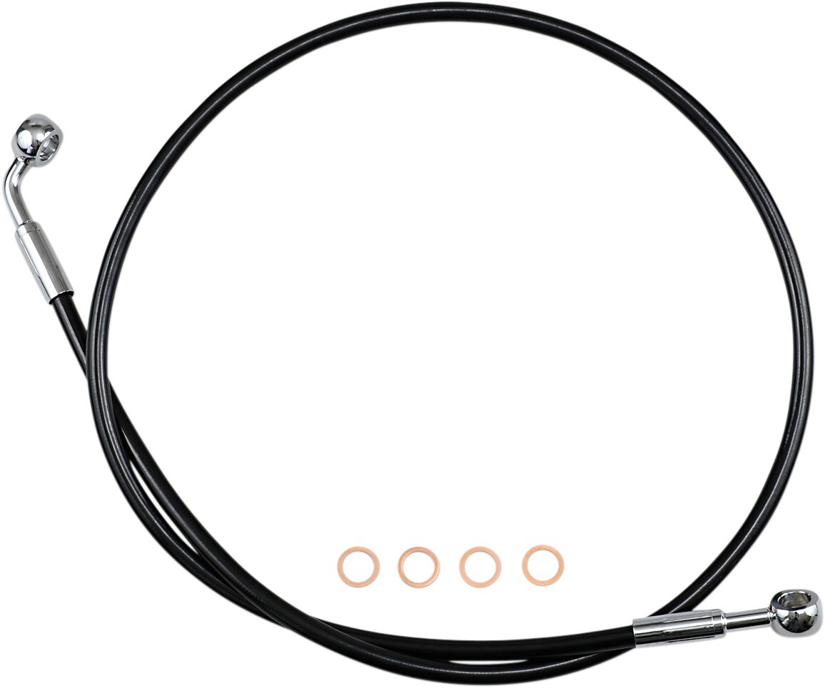 Magnum Shielding Brake Line E Z Align Xr Non Abs Black Pearl Black/Braided 42" Brake Lines Hoses Stainless Magnum Shielding
