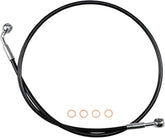 Magnum Shielding Brake Line E Z Align Xr Non Abs Black Pearl Black/Braided 42" Brake Lines Hoses Stainless Magnum Shielding