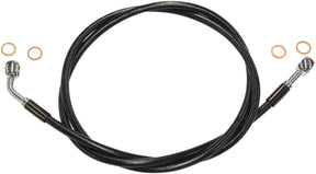Magnum Shielding Brake Line E Z Align Xr Non Abs Black Pearl Black/Braided 44" Brake Lines Hoses Stainless Magnum Shielding