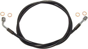 Magnum Shielding Brake Line E Z Align Xr Non Abs Black Pearl Black/Braided 44" Brake Lines Hoses Stainless Magnum Shielding