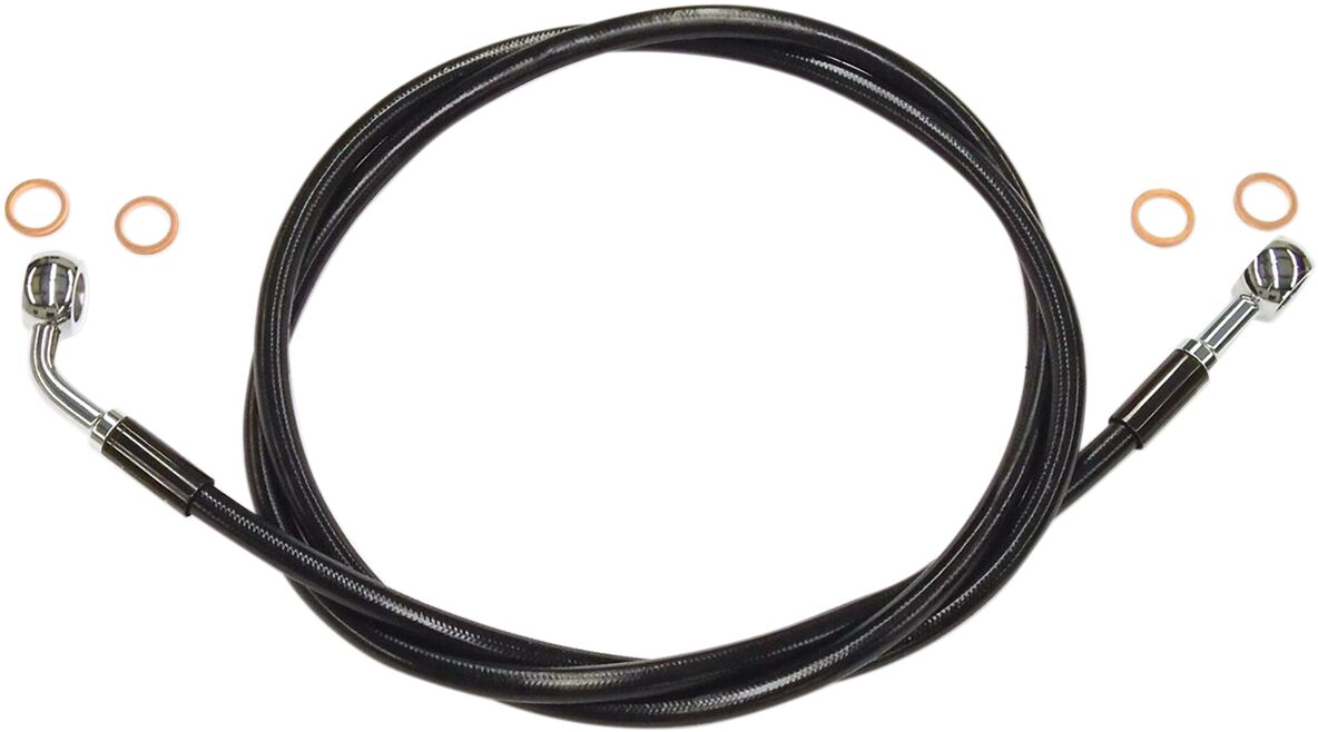 Magnum Shielding Brake Line E Z Align Xr Non Abs Black Pearl Black/Braided 46" Brake Lines Hoses Stainless Magnum Shielding