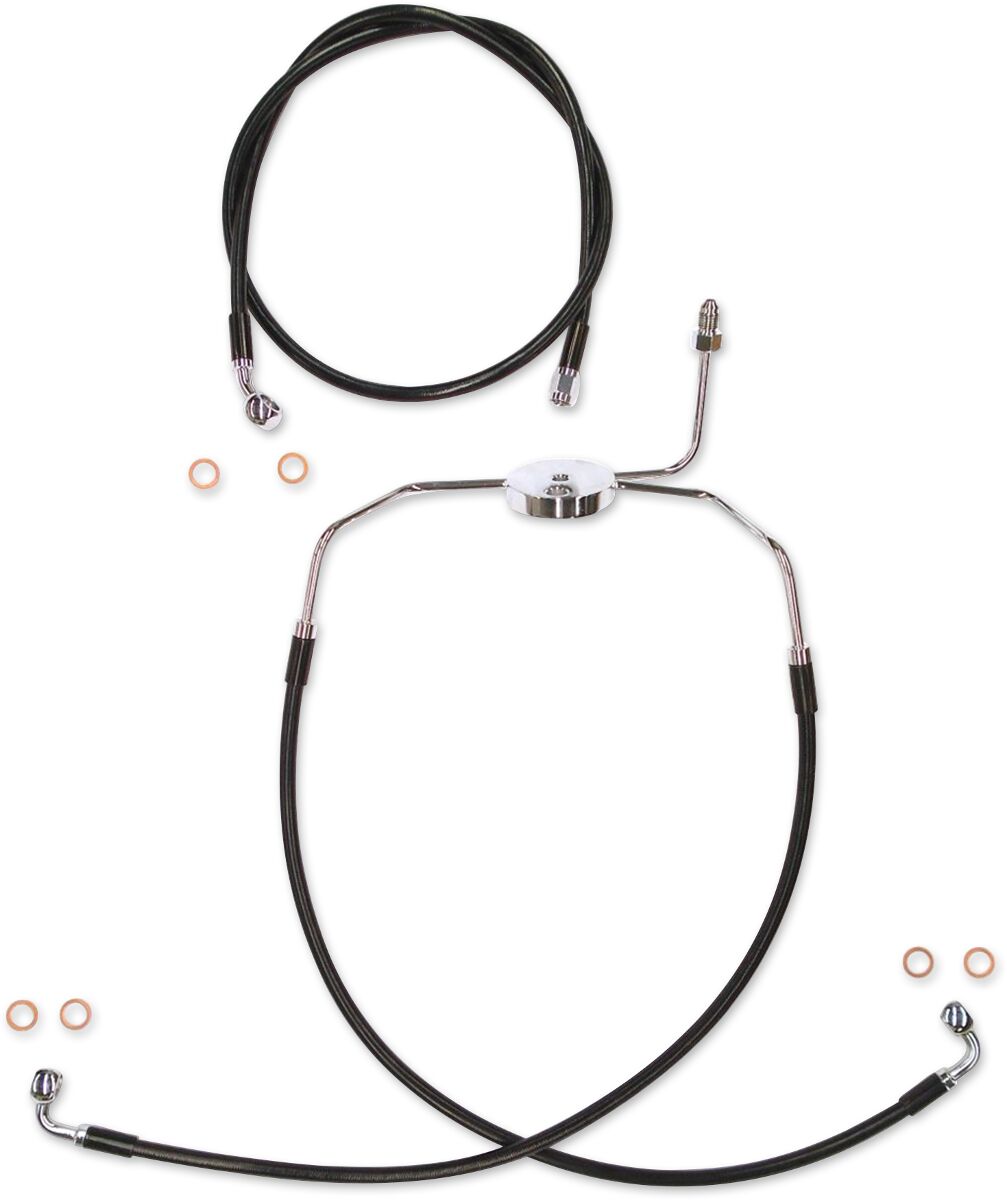 Magnum Shielding Line Brake Kit Xr Blk BRAKE LINES-HOSES-STAINLESS ST Magnum Shielding