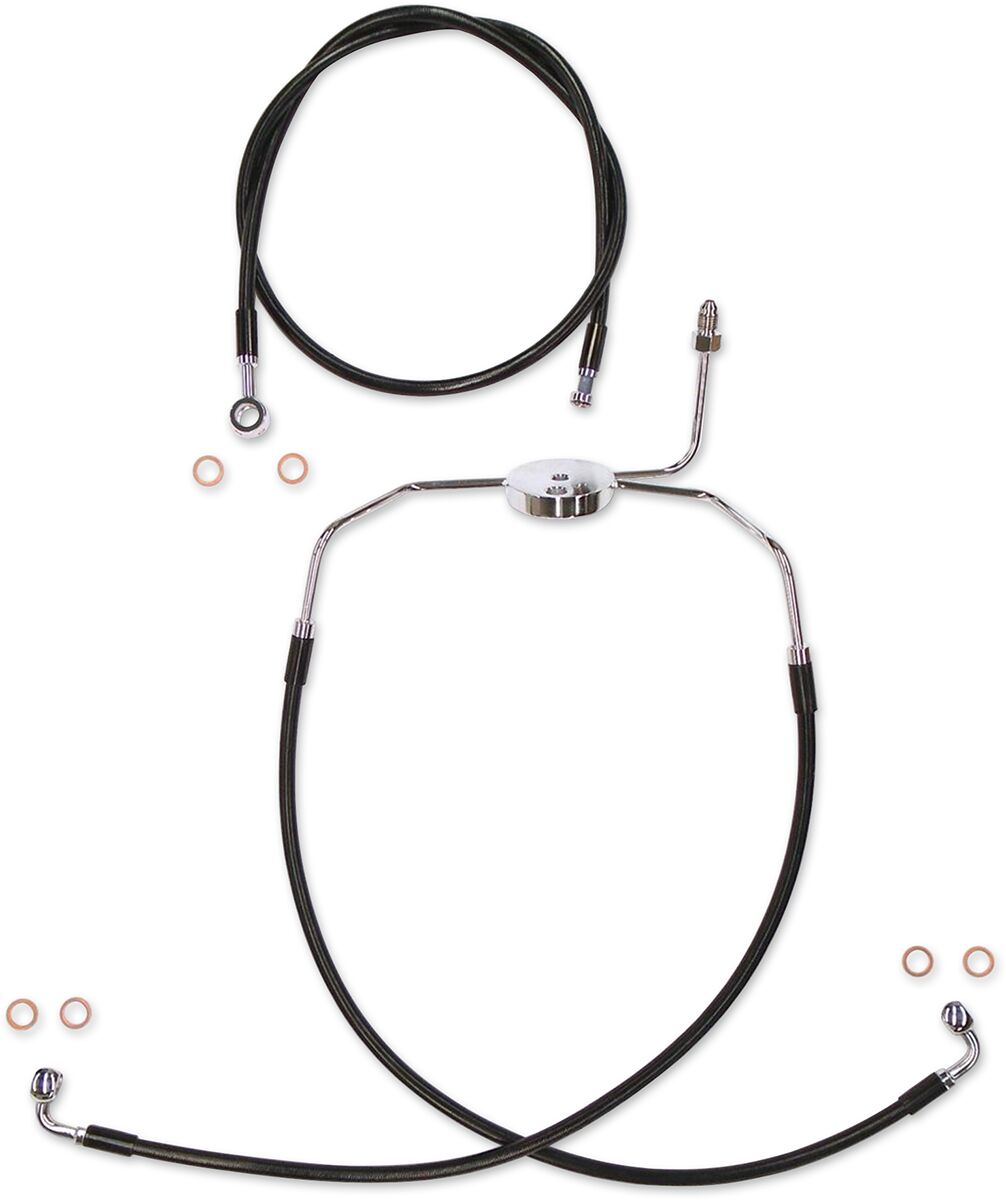 Magnum Shielding Line Brake Kit Xr Blk BRAKE LINES-HOSES-STAINLESS ST Magnum Shielding