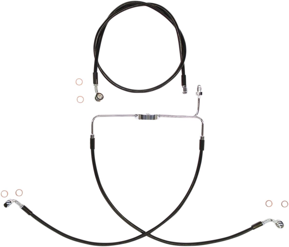 Magnum Shielding Line Brake Kit Xr Blk BRAKE LINES-HOSES-STAINLESS ST Magnum Shielding
