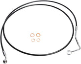 Magnum Shielding Line Brake Upper Xr Blk BRAKE LINES-HOSES-STAINLESS ST Magnum Shielding