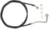 Magnum Shielding Line Brake Upper Xr Blk BRAKE LINES-HOSES-STAINLESS ST Magnum Shielding