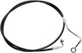 Magnum Shielding Brake Line Kit Abs Upper Front E Z Align Xr 34" Length Black Pearl Braided Brake Lines Hoses Stainless Magnum Shielding