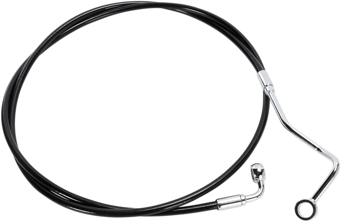 Magnum Shielding Brake Line Kit Abs Upper Front E Z Align Xr 36" Length Black Pearl Braided Brake Lines Hoses Stainless Magnum Shielding