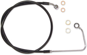 Magnum Shielding Line Brake Upper Xr Blk BRAKE LINES-HOSES-STAINLESS ST Magnum Shielding