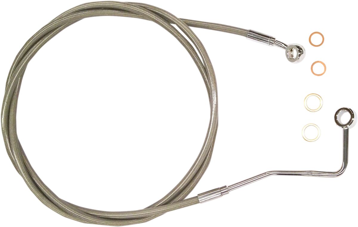 Magnum Shielding Line Brake Upper Xr Ss BRAKE LINES-HOSES-STAINLESS ST Magnum Shielding
