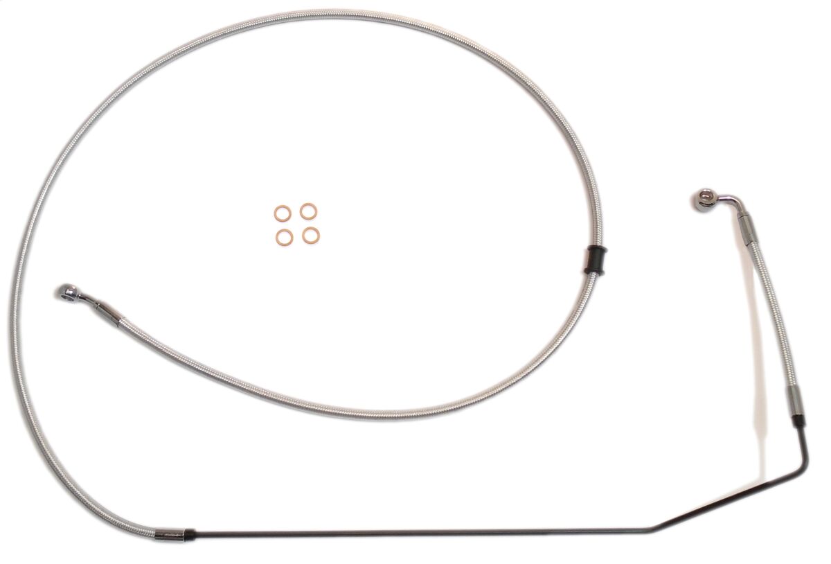 Magnum Shielding Brake Line Abs Front Designer Sterling Chromite Ii Brake Lines Hoses Stainless Magnum Shielding