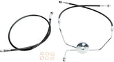 Magnum Shielding Line Brake Front Xr Blk BRAKE LINES-HOSES-STAINLESS ST Magnum Shielding