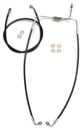 Magnum Shielding Line Brake Front Xr Blk BRAKE LINES-HOSES-STAINLESS ST Magnum Shielding
