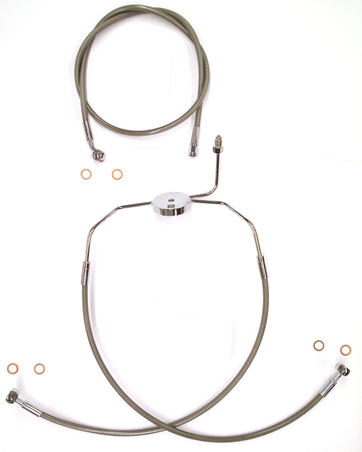 Magnum Shielding Line Brake Front Xr Ss BRAKE LINES-HOSES-STAINLESS ST Magnum Shielding