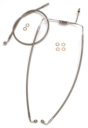 Magnum Shielding Line Brake Front Xr Ss BRAKE LINES-HOSES-STAINLESS ST Magnum Shielding