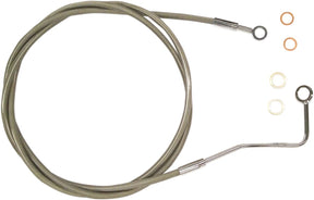 Magnum Shielding Line Brake Upper Xr Ss Brake Lines Hoses Stainless Magnum Shielding