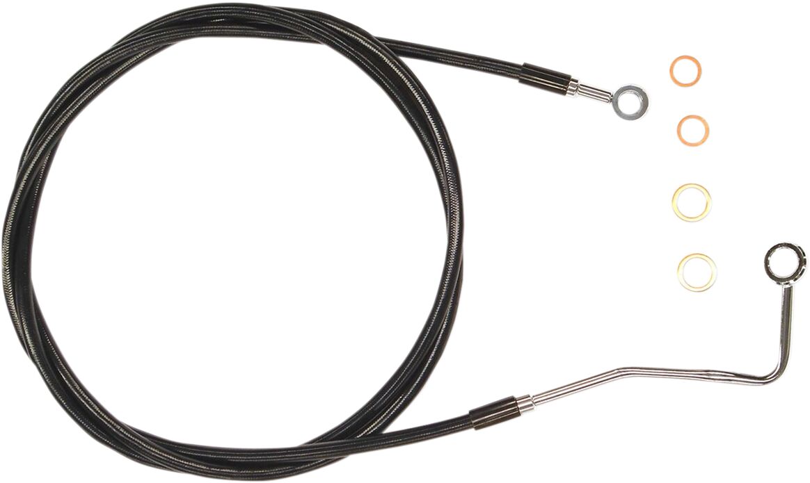 Magnum Shielding Line Brake Upper Xr Blk Brake Lines Hoses Stainless Magnum Shielding