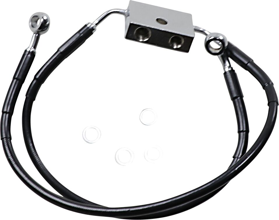 Drag Specialties Frt Brake Line Xl Bk Brake Lines Hoses Stainless Drag Specialties