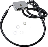 Drag Specialties Frt Brake Line Xl Bk +6 Brake Lines Hoses Stainless Drag Specialties