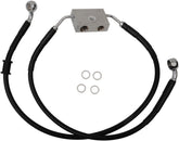 Drag Specialties Frt Brake Line Xl Bk +4 Brake Lines Hoses Stainless Drag Specialties