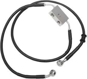 Drag Specialties Frt Brake Line Xl Bk +8 Brake Lines Hoses Stainless Drag Specialties