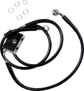 Drag Specialties Frt Brake Line Xl Bk +10 Brake Lines Hoses Stainless Drag Specialties