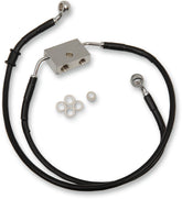 Drag Specialties Frt Brake Line Xl Bk +6 Brake Lines Hoses Stainless Drag Specialties
