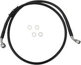 Drag Specialties Frt Brake Line Xl Bk +2 BRAKE LINES-HOSES-STAINLESS ST Drag Specialties