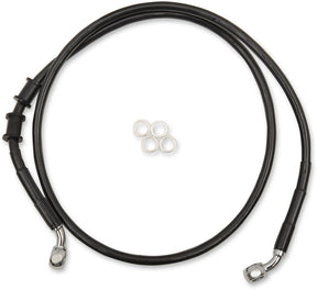 Drag Specialties Frt Brake Line Xl Bk Brake Lines Hoses Stainless Drag Specialties Default Title